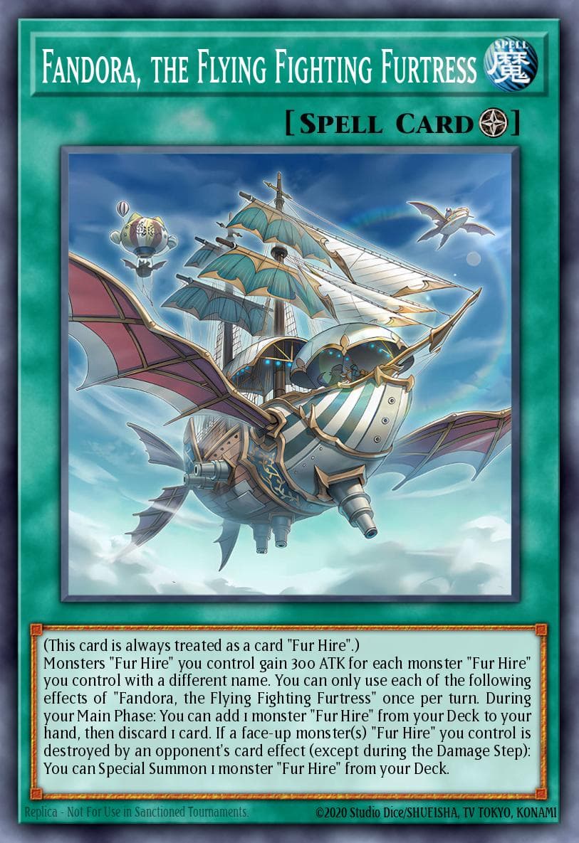 Fandora, the Flying Fighting Furtress Burst Protocol card