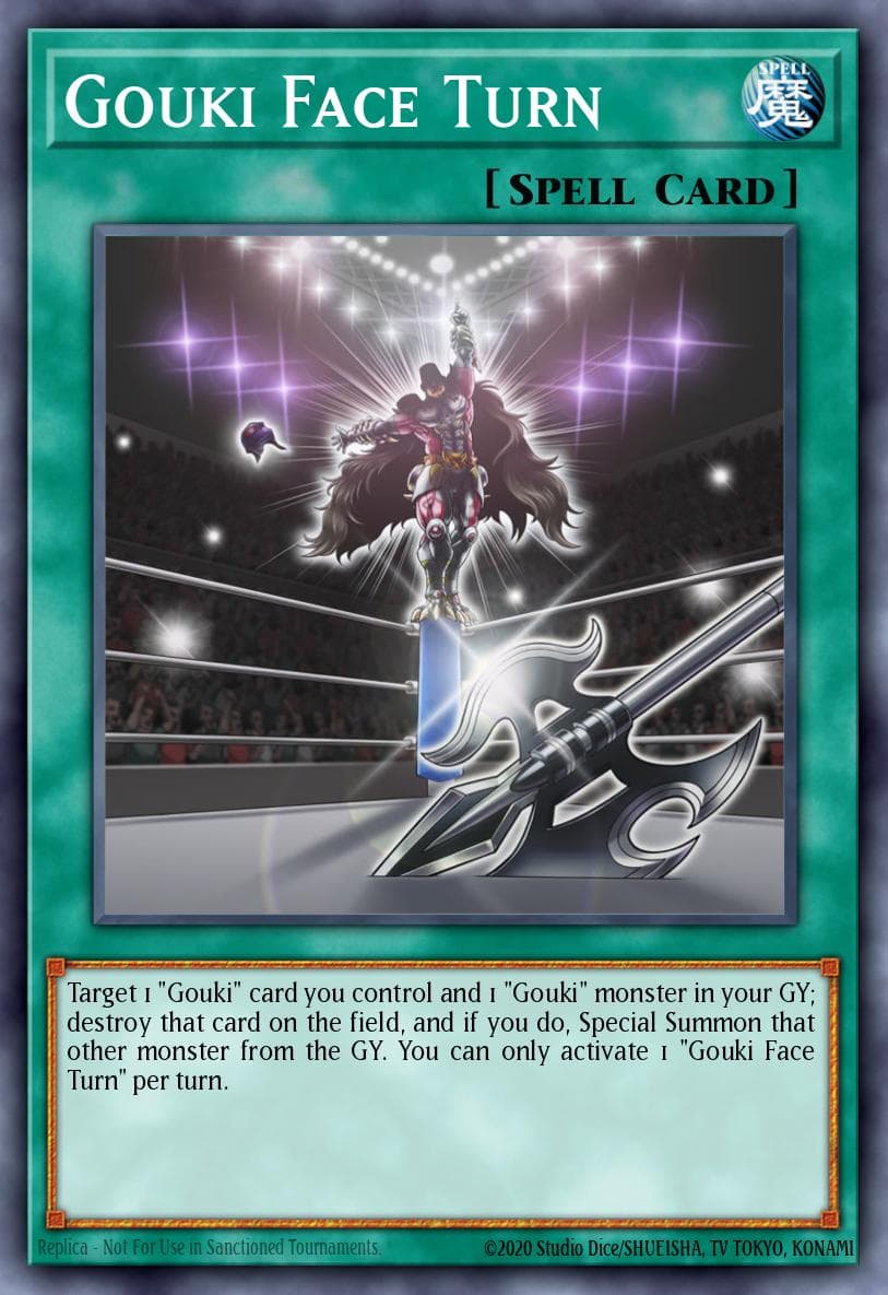 Gouki Face Turn Flames of Destruction Special Edition card