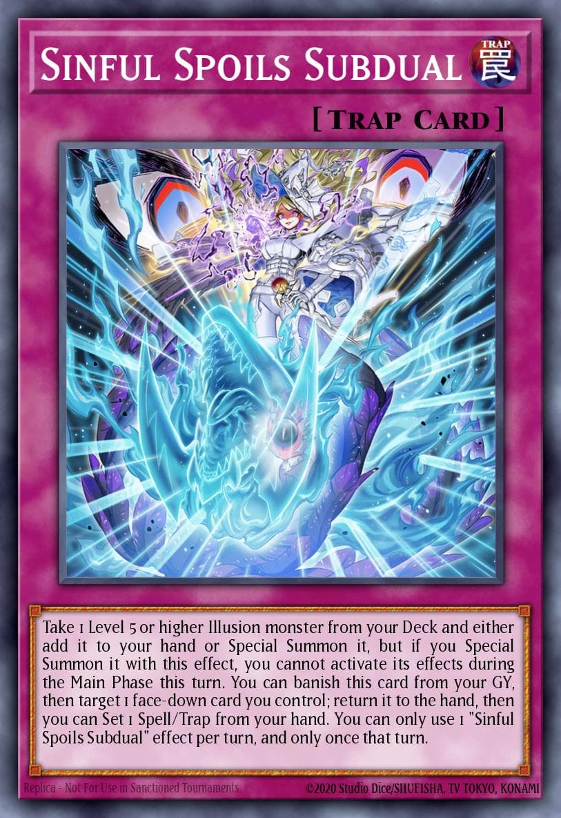 Sinful Spoils Subdual Legacy of Destruction card