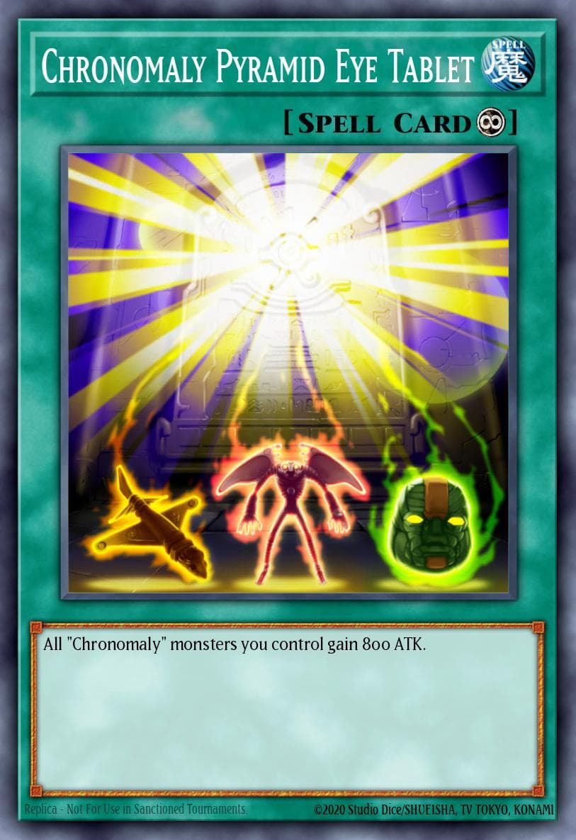 Chronomaly Pyramid Eye Tablet Return of the Duelist: Special Edition card