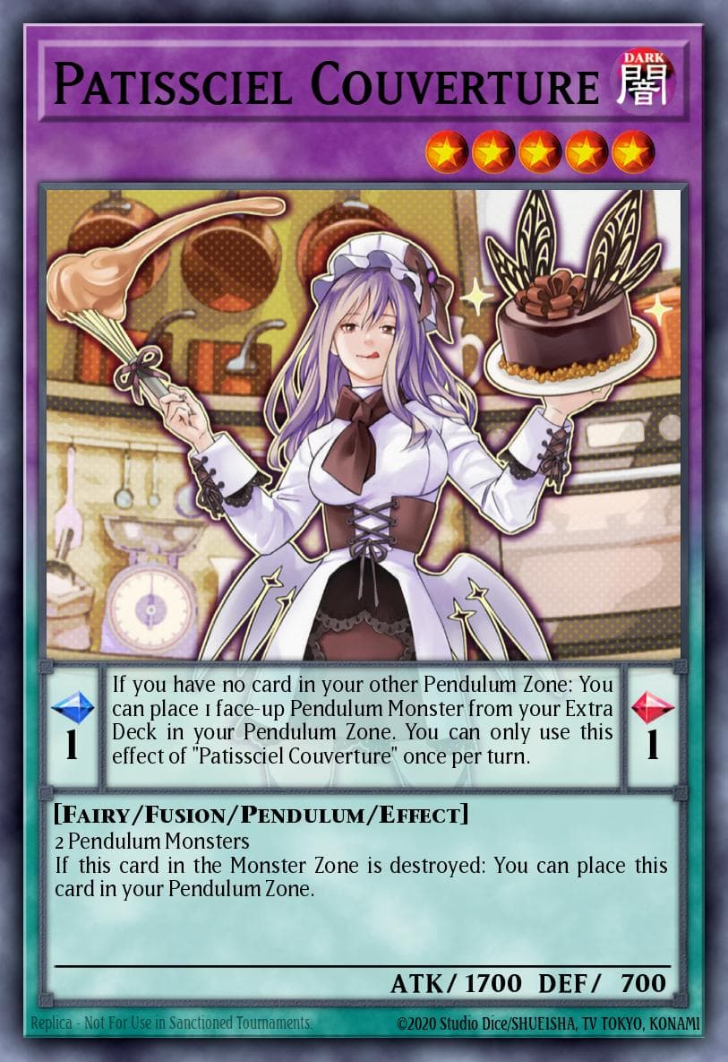 Patissciel Couverture Dimension Force card
