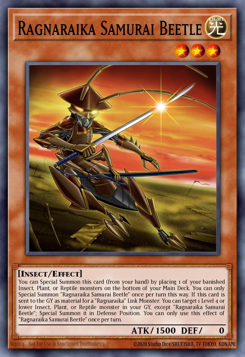Ragnaraika Samurai Beetle Legacy of Destruction card