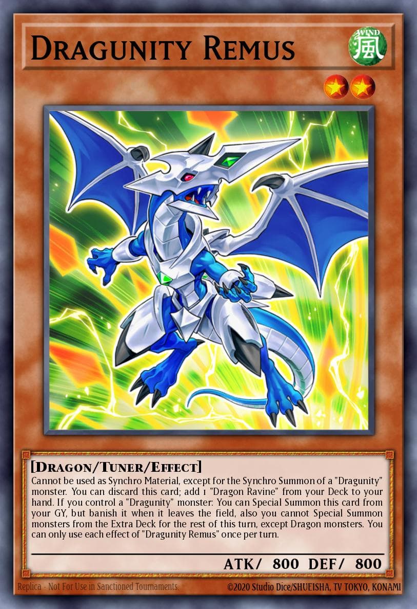 Dragunity Remus Ghosts From the Past card