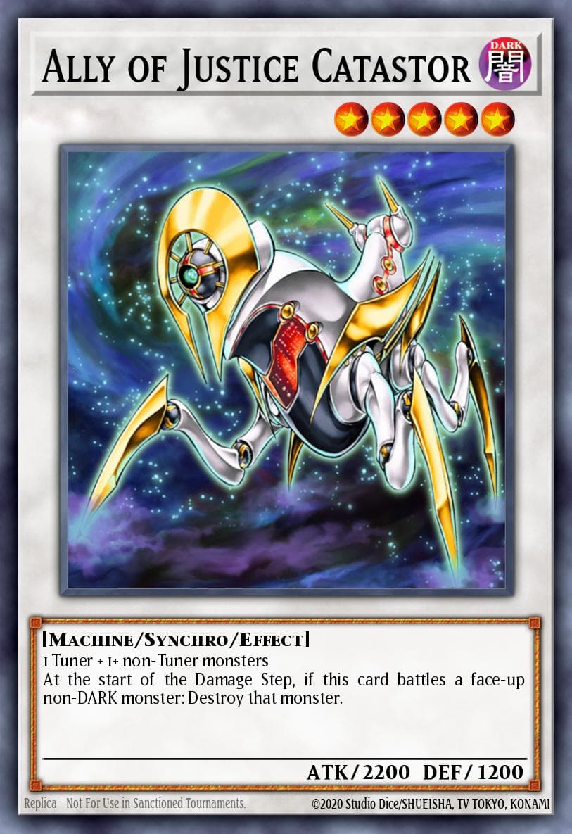 Ally of Justice Catastor Duel Devastator card