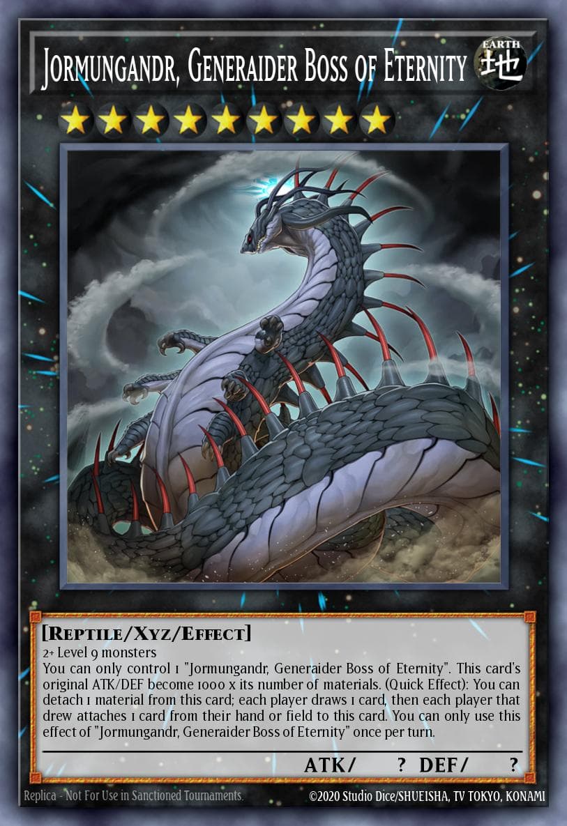Jormungandr, Generaider Boss of Eternity Mystic Fighters card