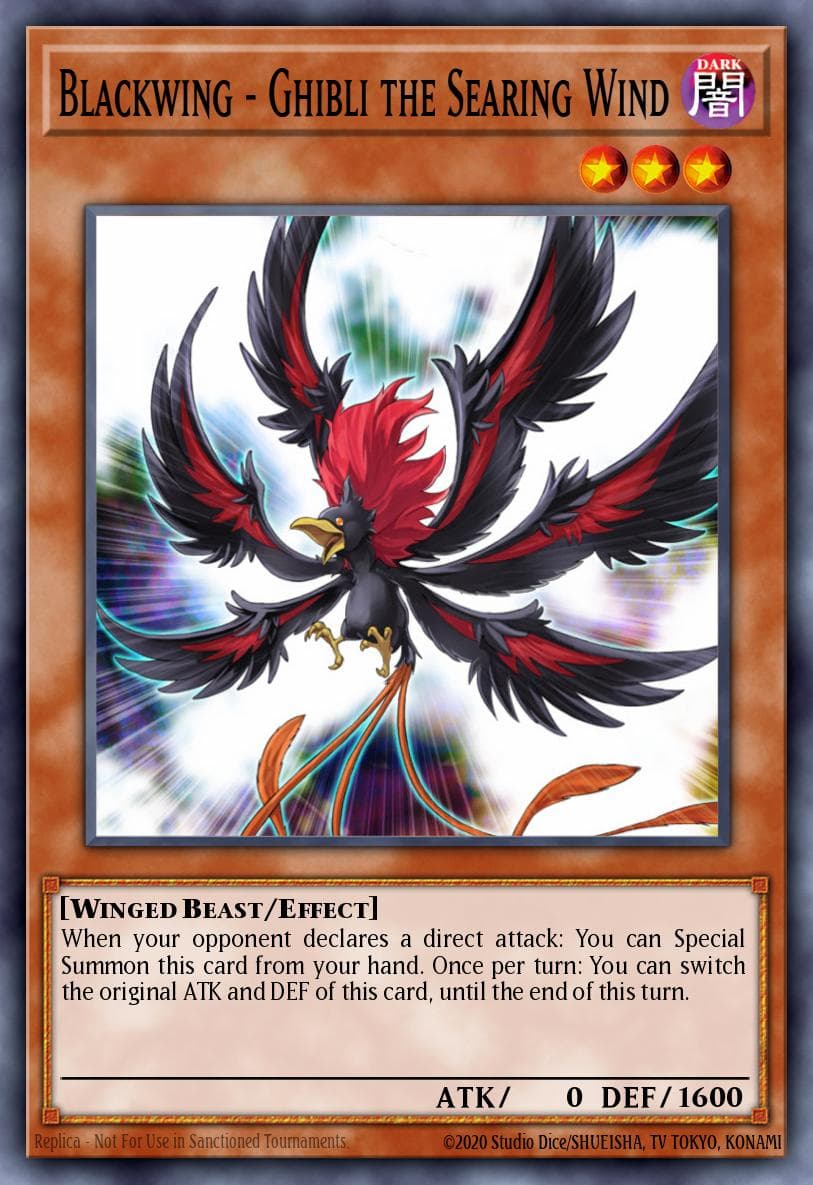 Blackwing - Ghibli the Searing Wind Duelist Pack: Crow card