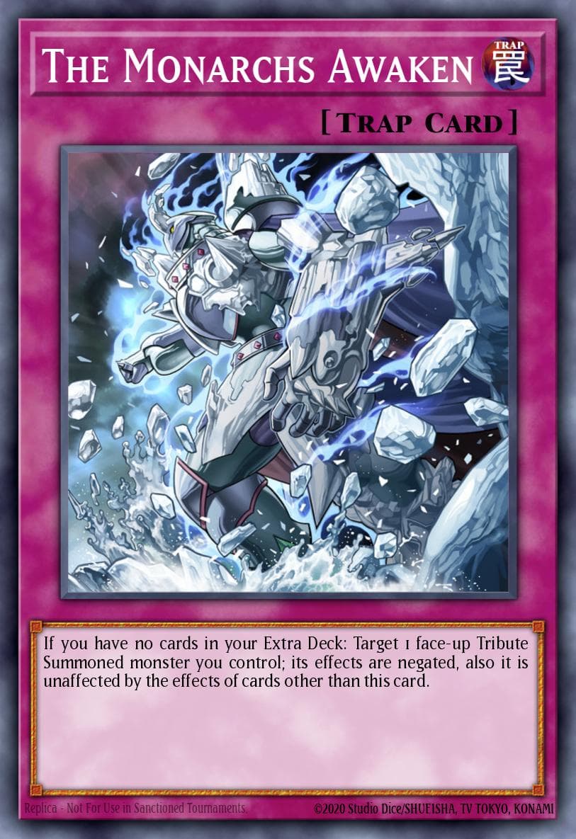 The Monarchs Awaken Emperor of Darkness Structure Deck card