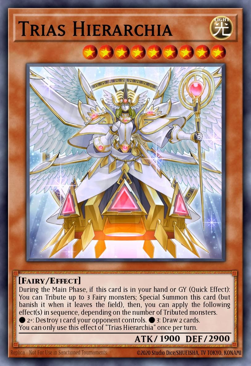 Trias Hierarchia Eternity Code Premiere! promotional card card