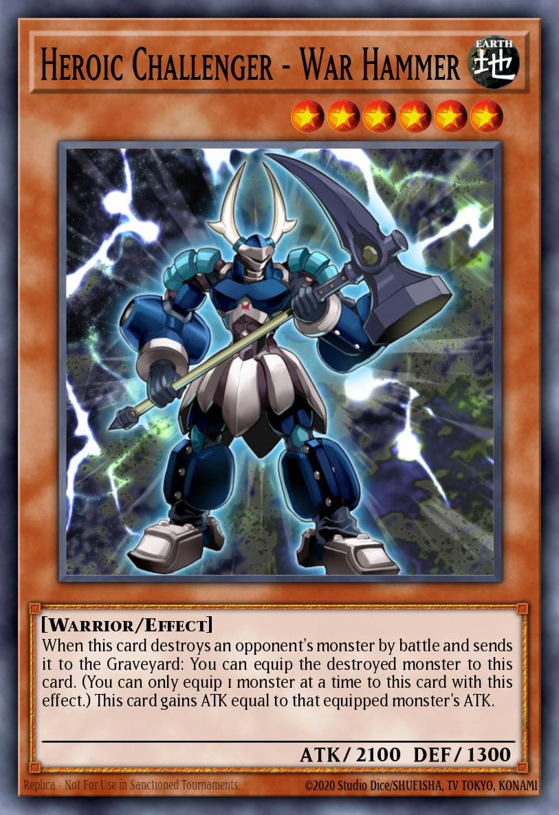 Heroic Challenger - War Hammer Return of the Duelist: Special Edition card