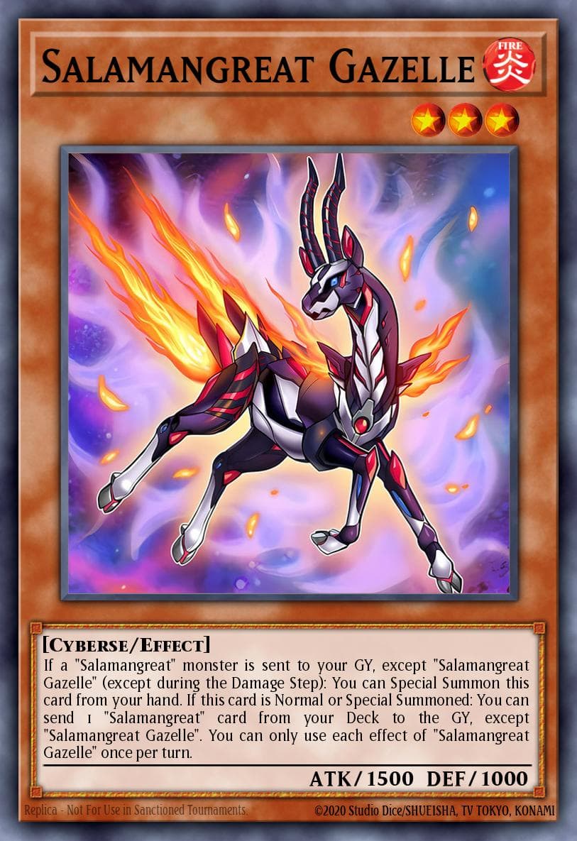 Salamangreat Gazelle 25th Anniversary Tin: Dueling Mirrors card