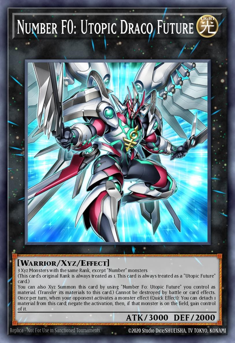 Number F0: Utopic Draco Future Battles of Legend: Crystal Revenge card