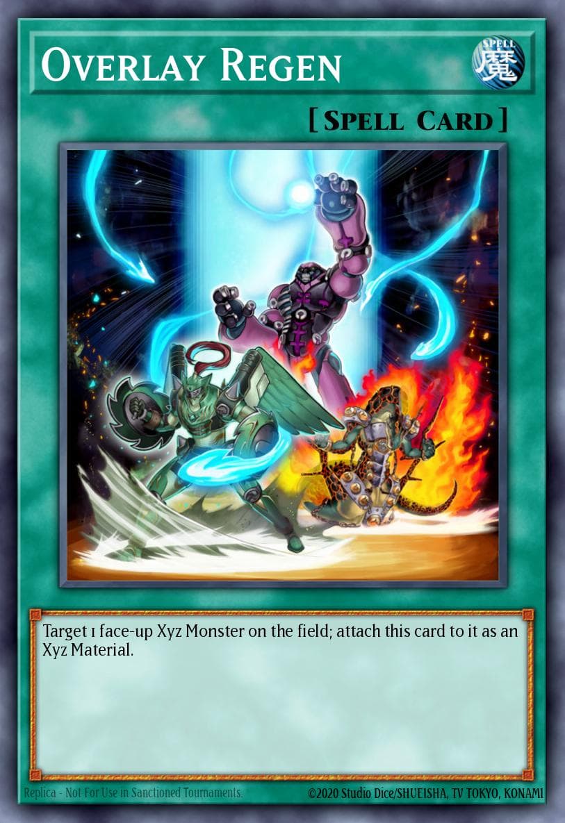 Overlay Regen Amazing Defenders card