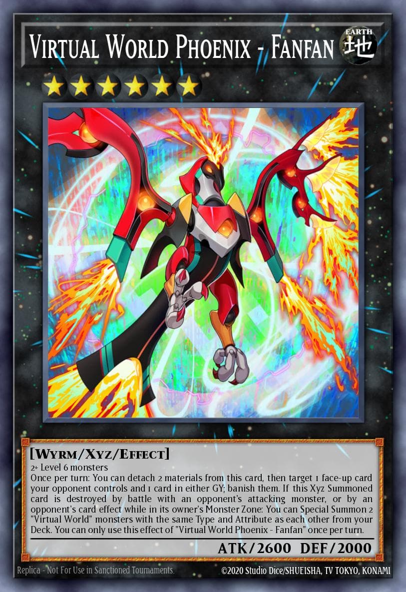 Virtual World Phoenix - Fanfan Phantom Rage Premiere! promotional card card