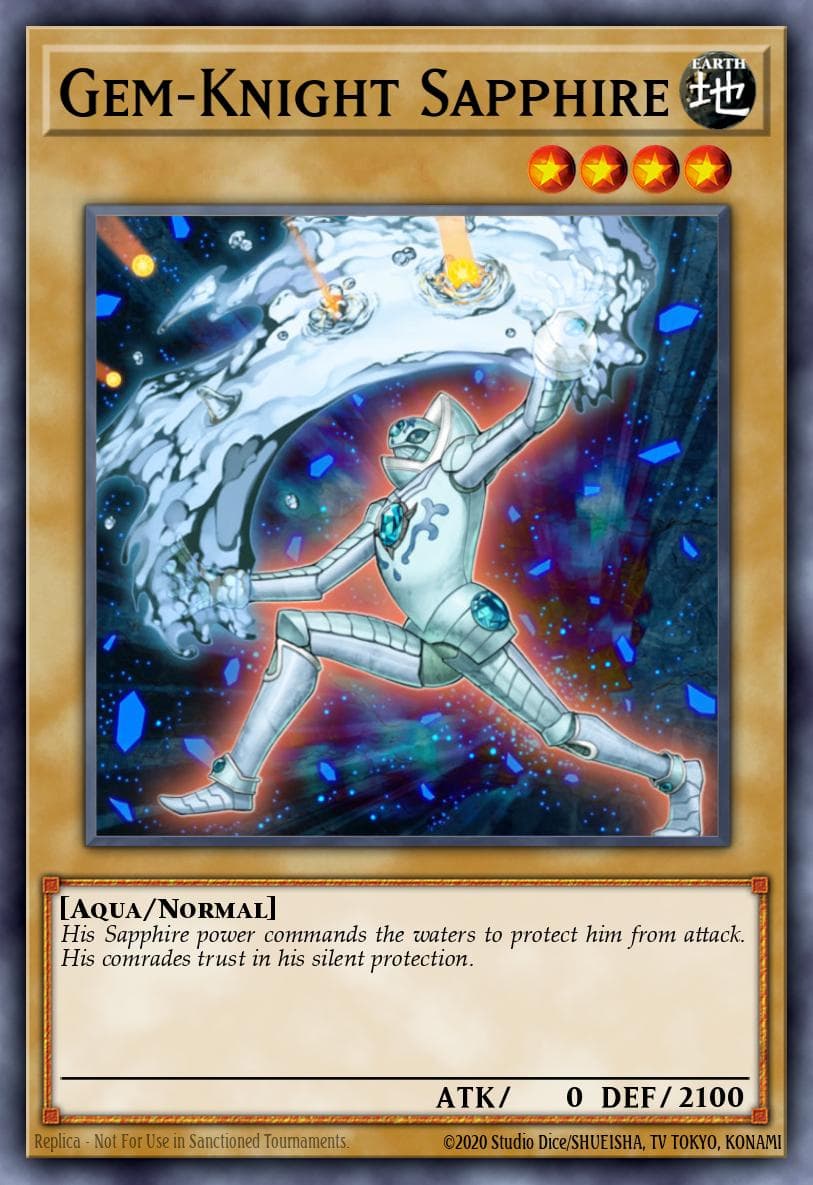 Gem-Knight Sapphire Hidden Arsenal 5: Steelswarm Invasion card