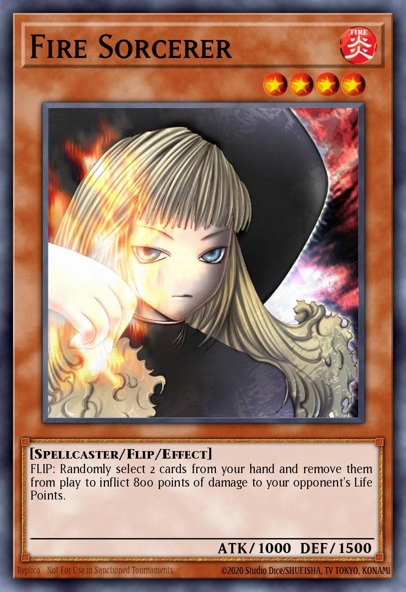 Fire Sorcerer Labyrinth of Nightmare card