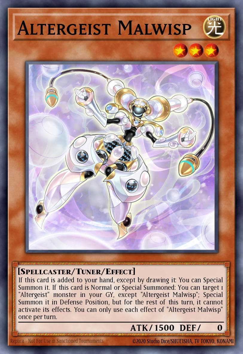Altergeist Malwisp Duelist Nexus card