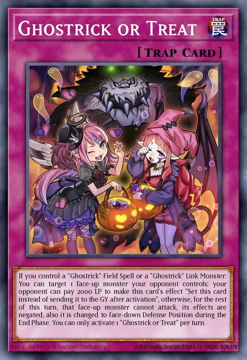 Ghostrick or Treat Battle of Chaos card