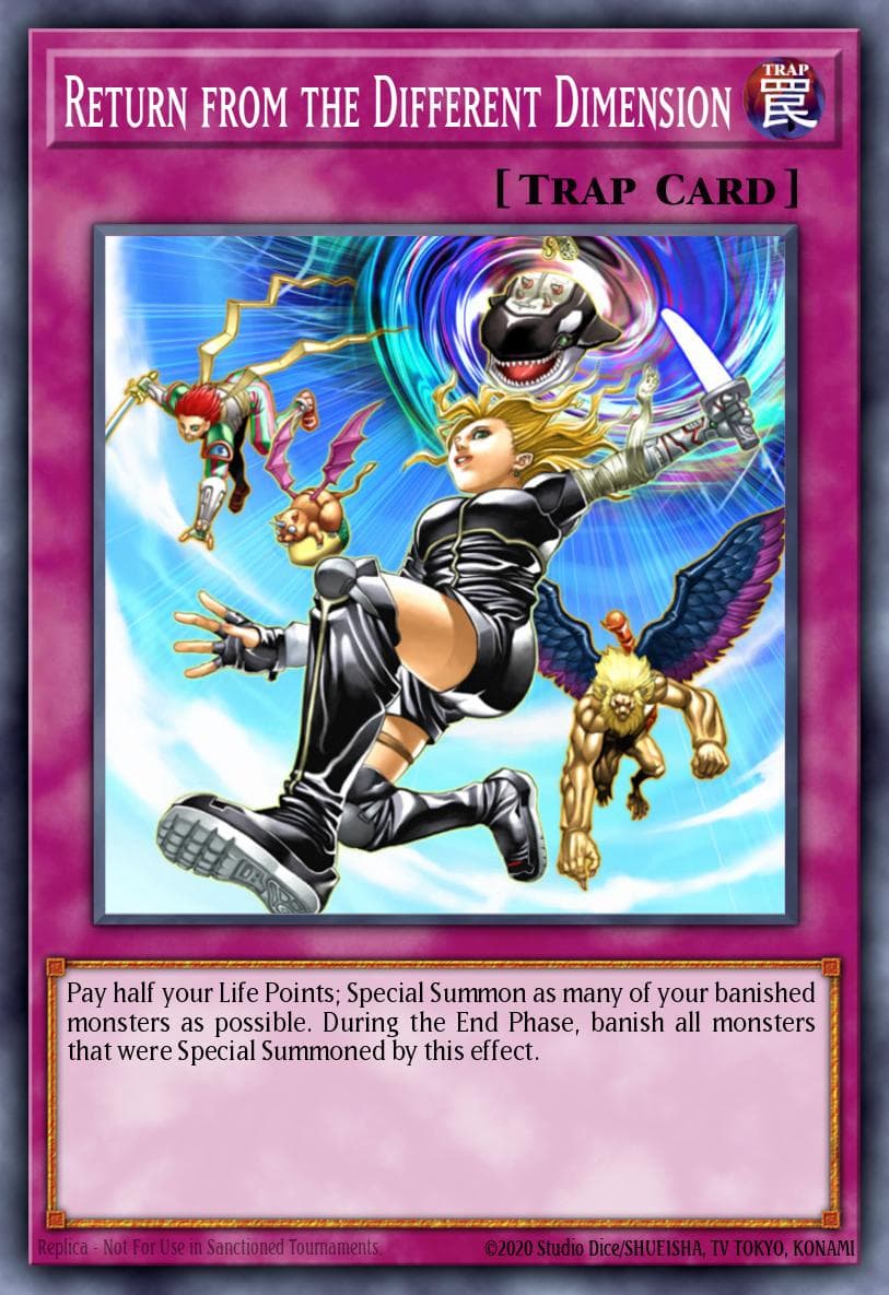 Return from the Different Dimension Lost Sanctuary Structure Deck card