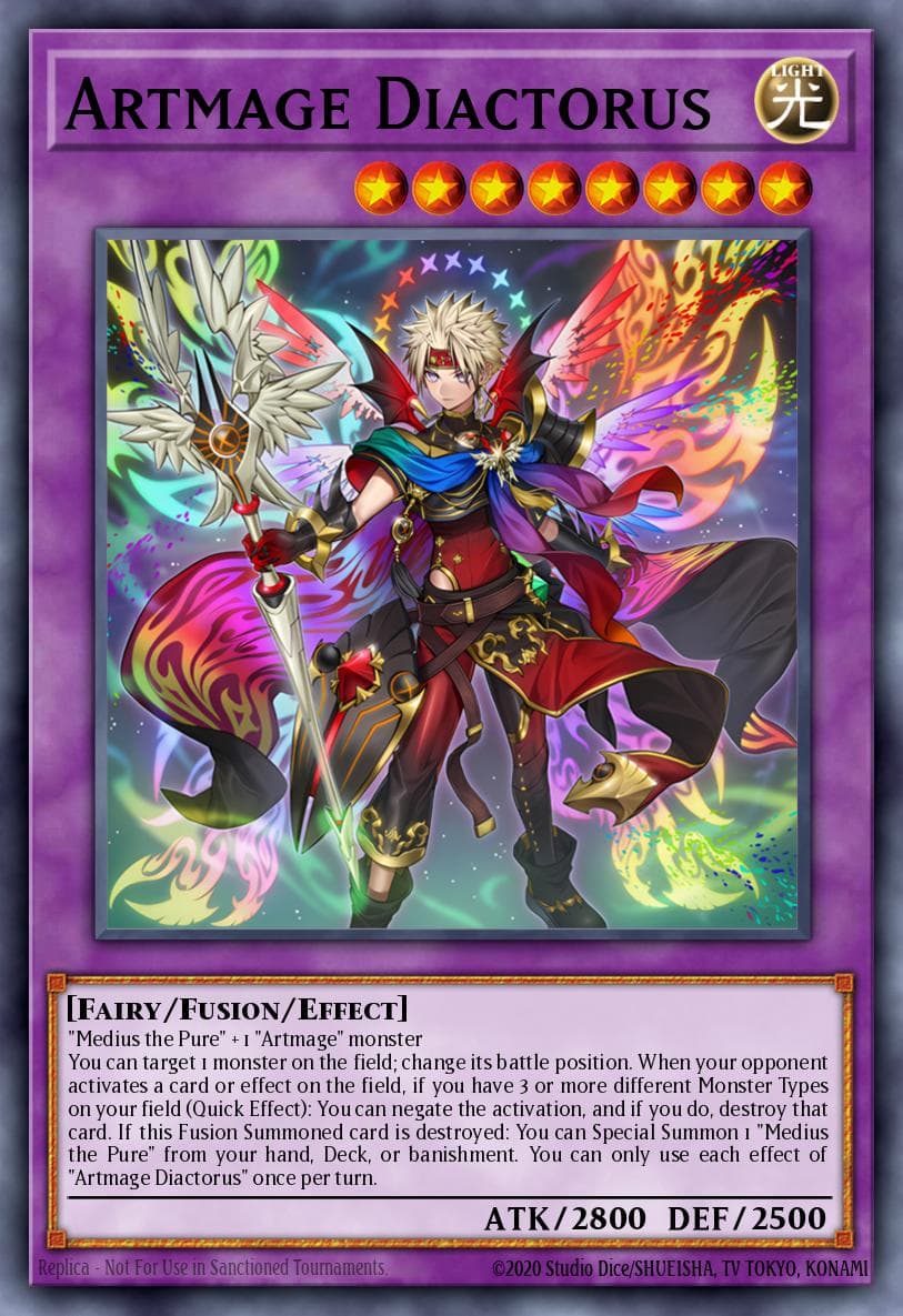 Artmage Diactorus Duelist's Advance card