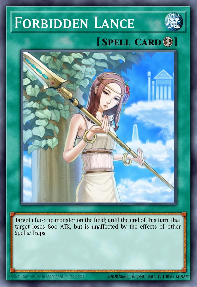 Forbidden Lance Premium Gold card
