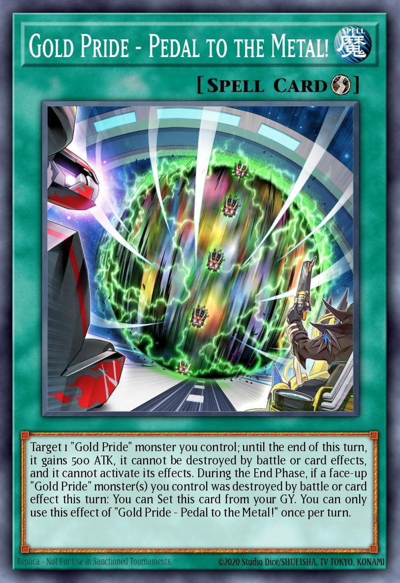 Gold Pride - Pedal to the Metal! Cyberstorm Access card