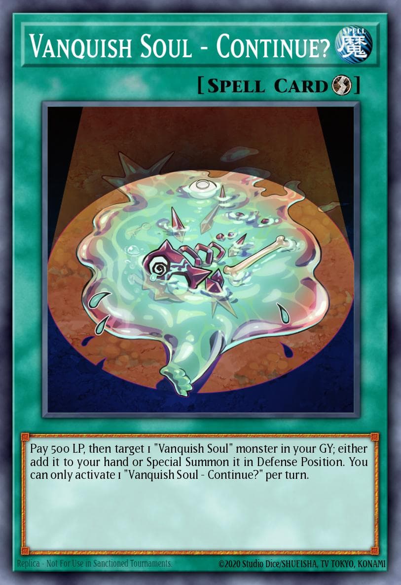 Vanquish Soul - Continue? Wild Survivors card