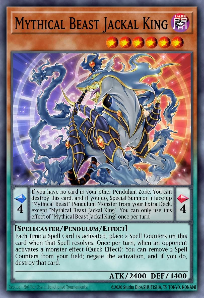Mythical Beast Jackal King Extreme Force Special Edition card