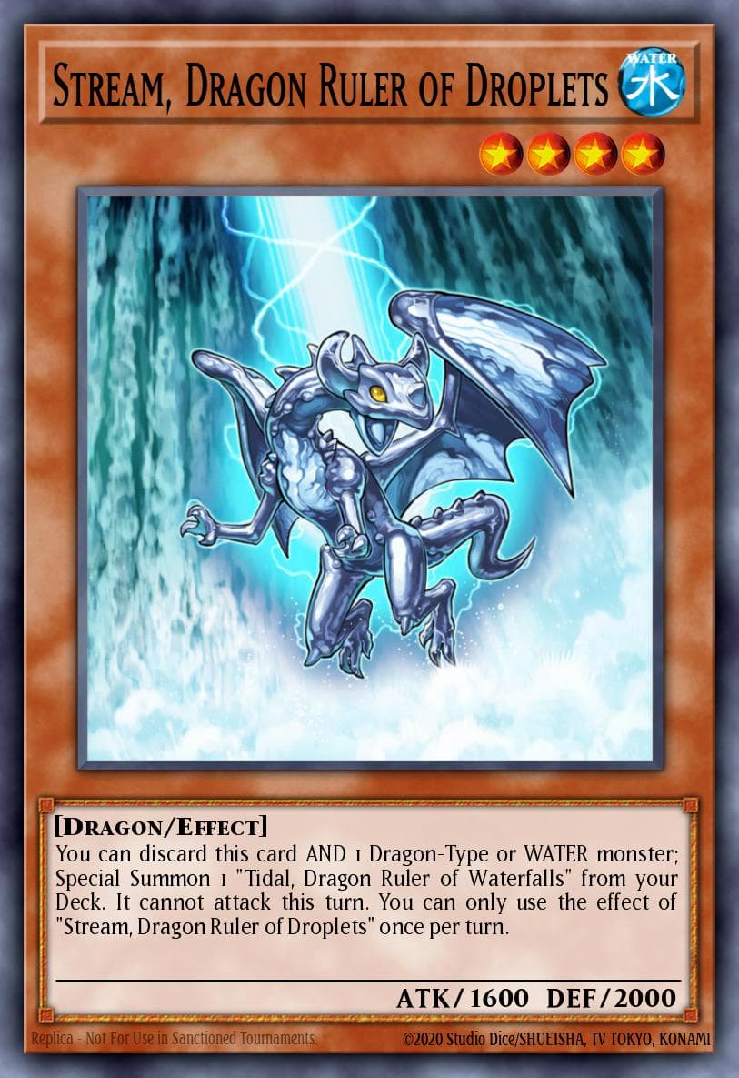 Stream, Dragon Ruler of Droplets Battles of Legend: Monster Mayhem card