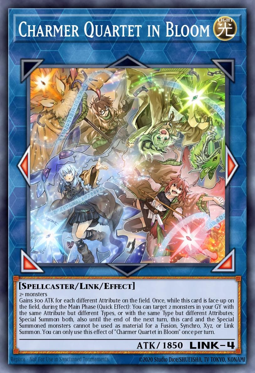 Charmer Quartet in Bloom Blazing Dominion card