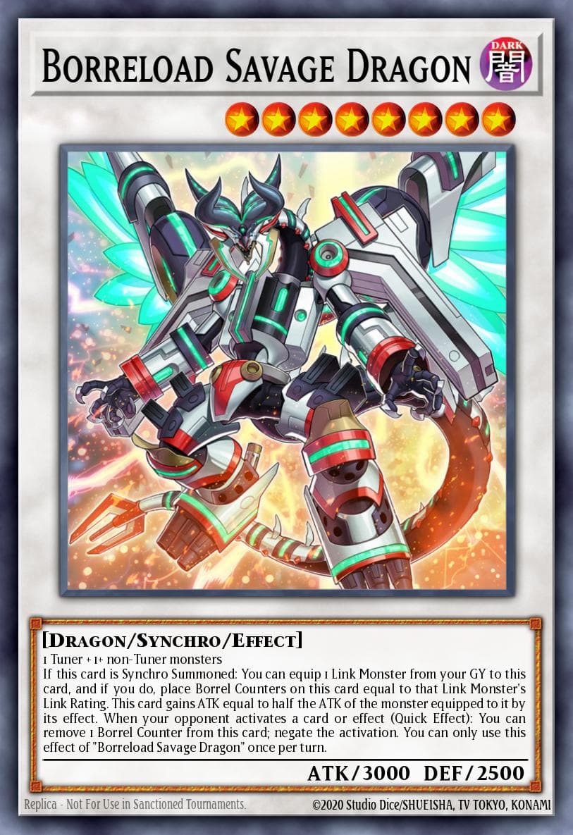 Borreload Savage Dragon Battles of Legend: Crystal Revenge card