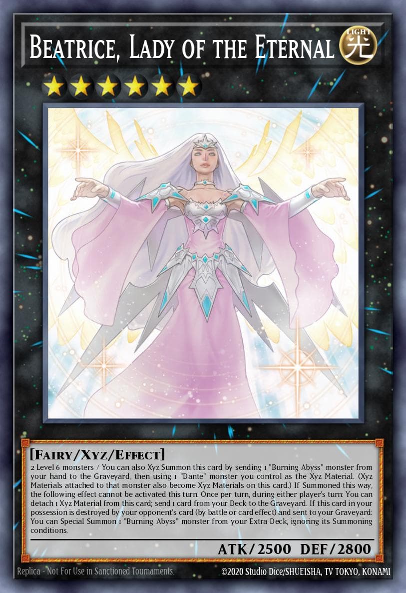 Beatrice, Lady of the Eternal Brothers of Legend card