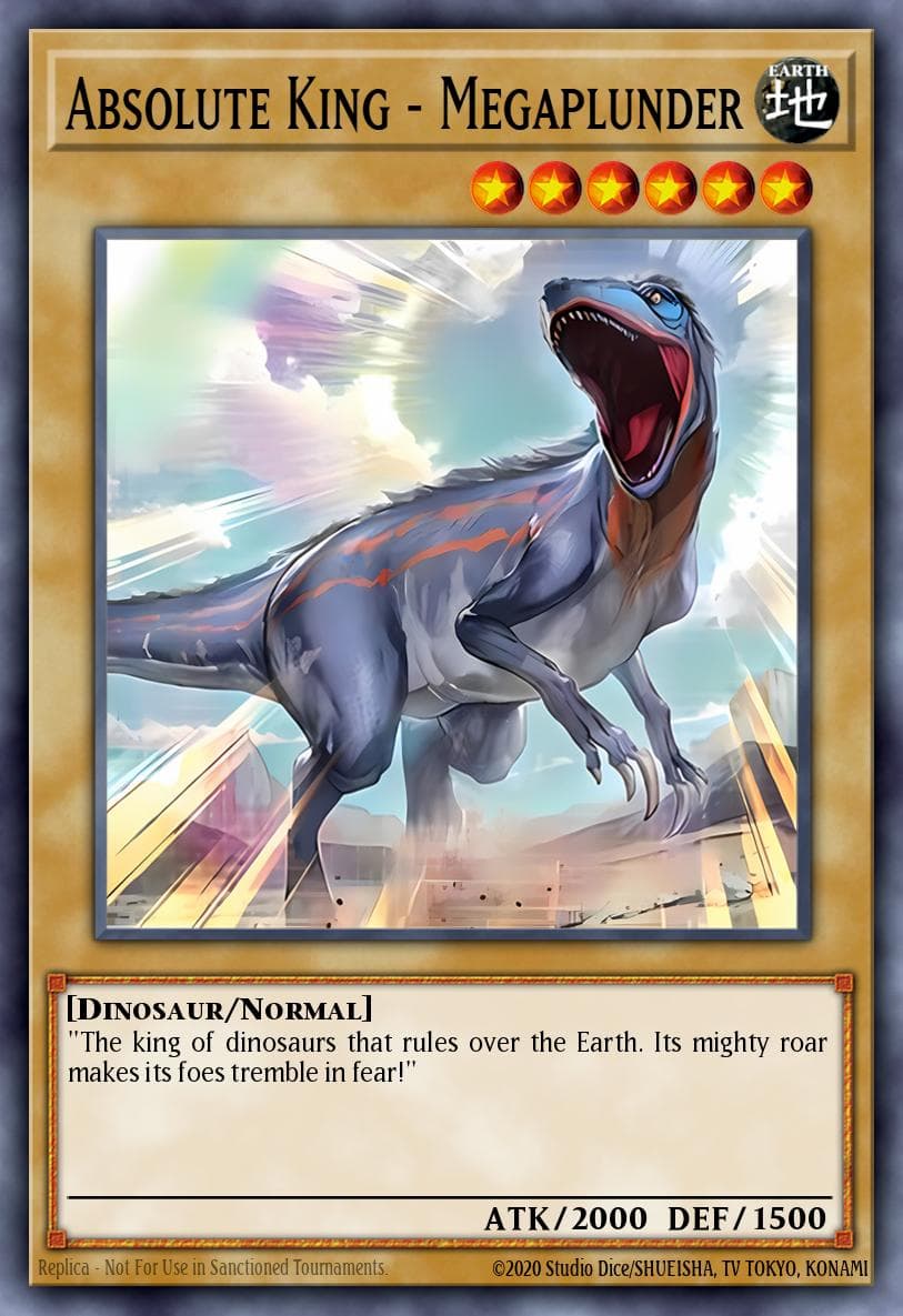 Absolute King - Megaplunder 游戏王 card