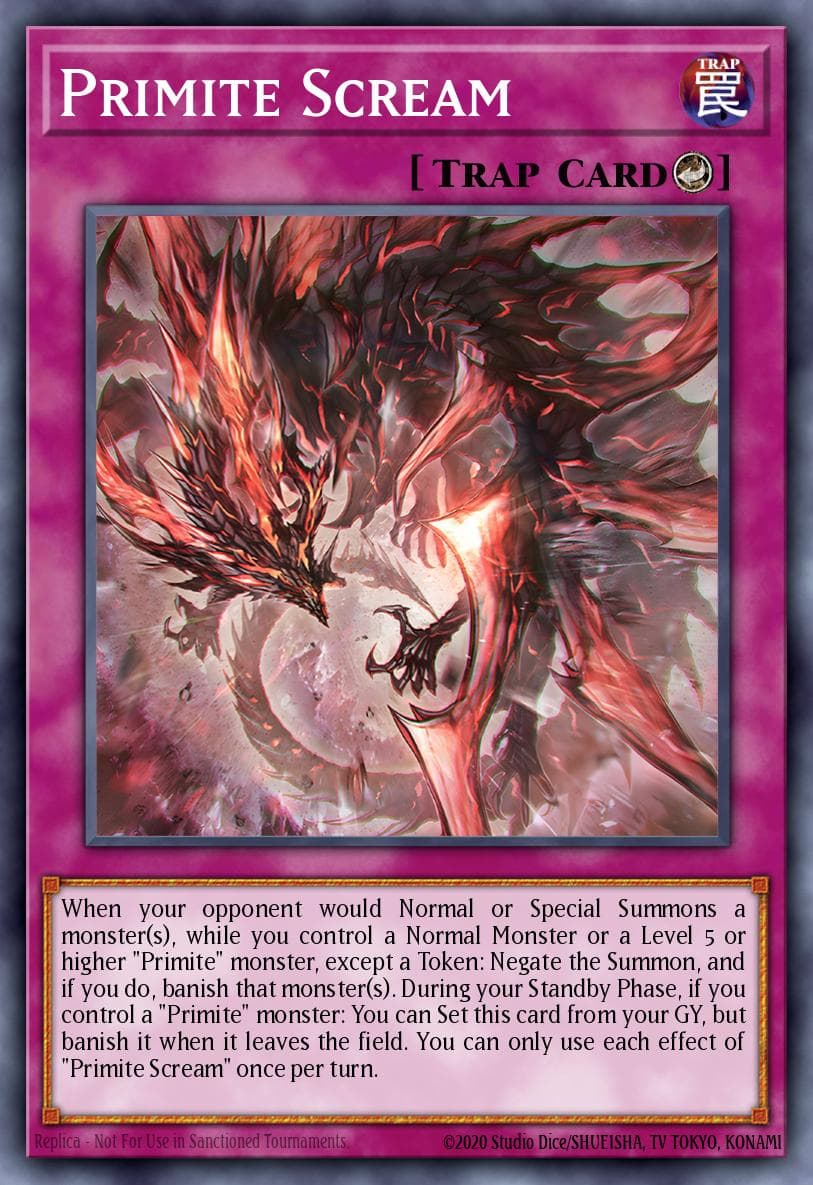 Primite Scream Supreme Darkness card