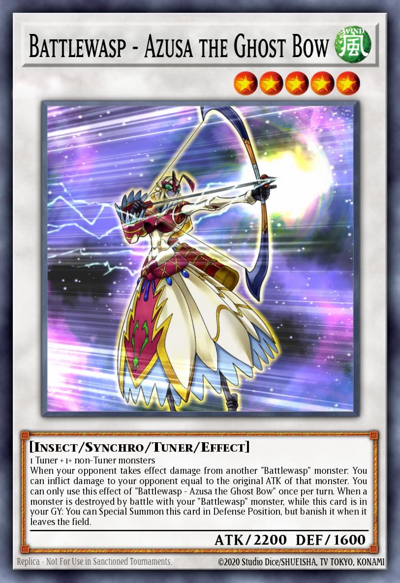 Battlewasp - Azusa the Ghost Bow Battles of Legend: Hero's Revenge card