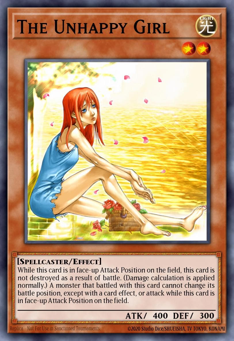 The Unhappy Girl Ancient Sanctuary card