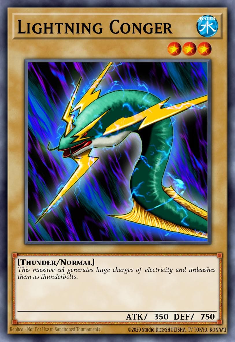 Lightning Conger Labyrinth of Nightmare card