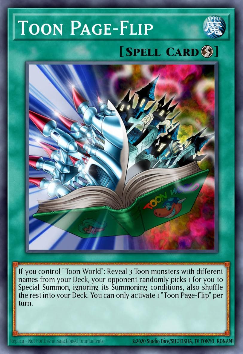 Toon Page-Flip Battles of Legend: Crystal Revenge card