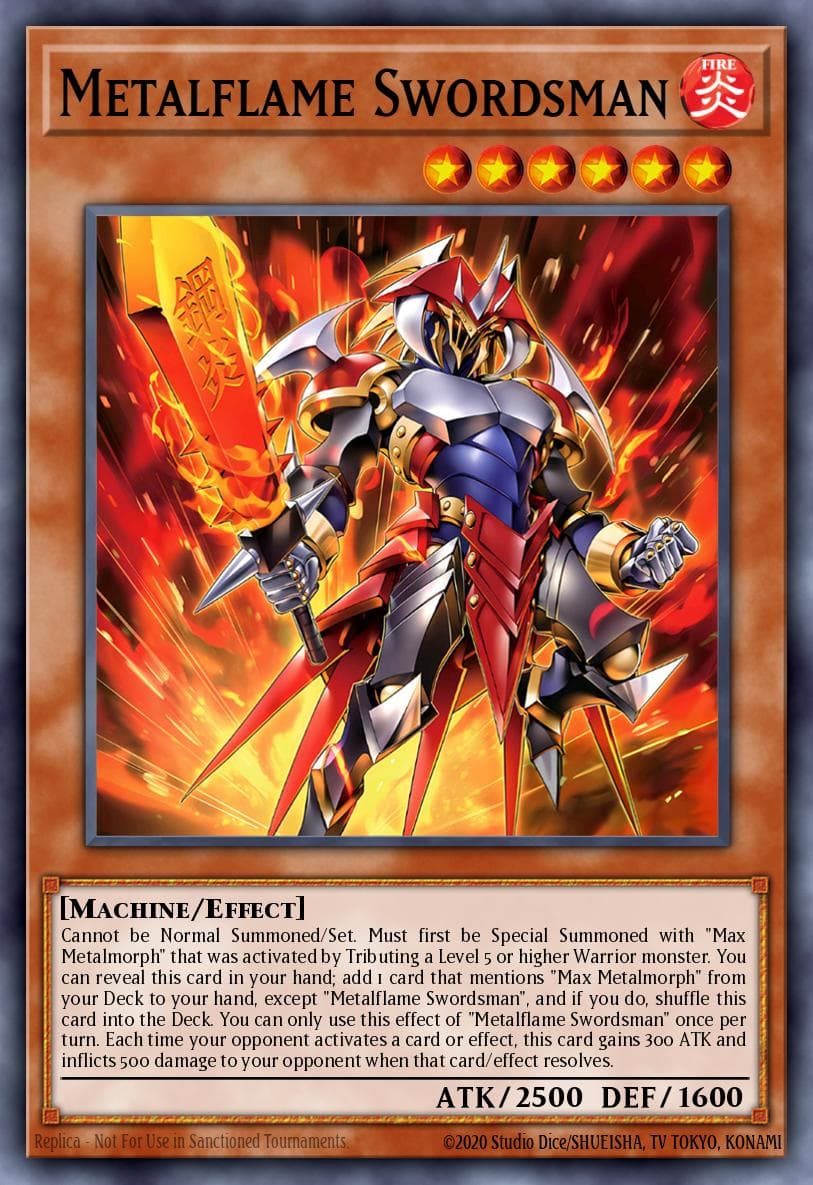 Metalflame Swordsman Supreme Darkness card