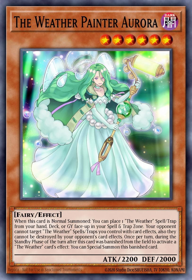 The Weather Painter Aurora Spirit Warriors card