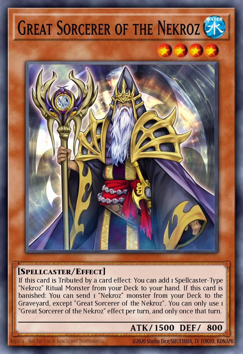 Great Sorcerer of the Nekroz The Secret Forces card