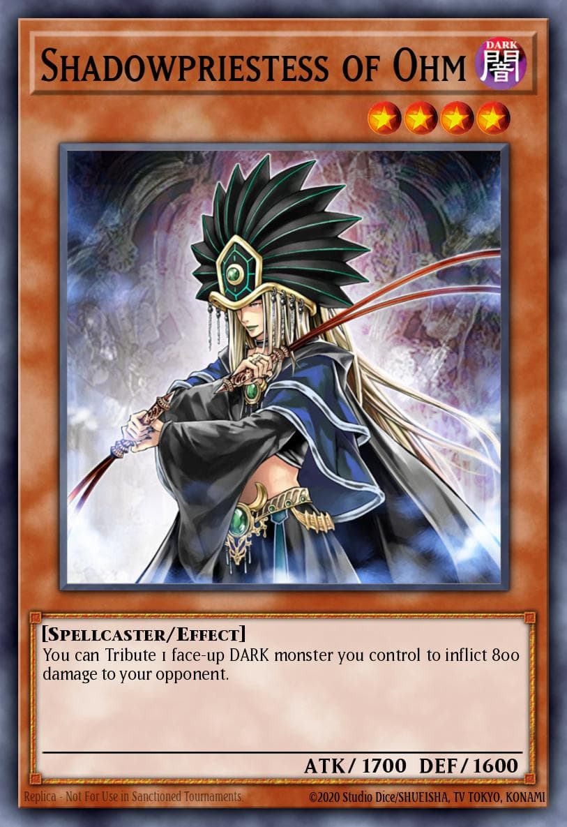 Shadowpriestess of Ohm Phantom Darkness: Special Edition card