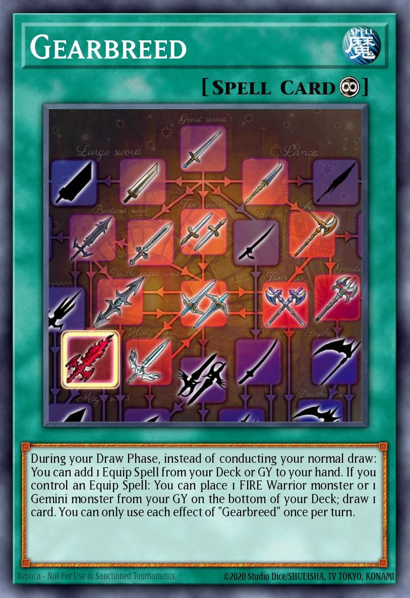 Gearbreed 游戏王 card