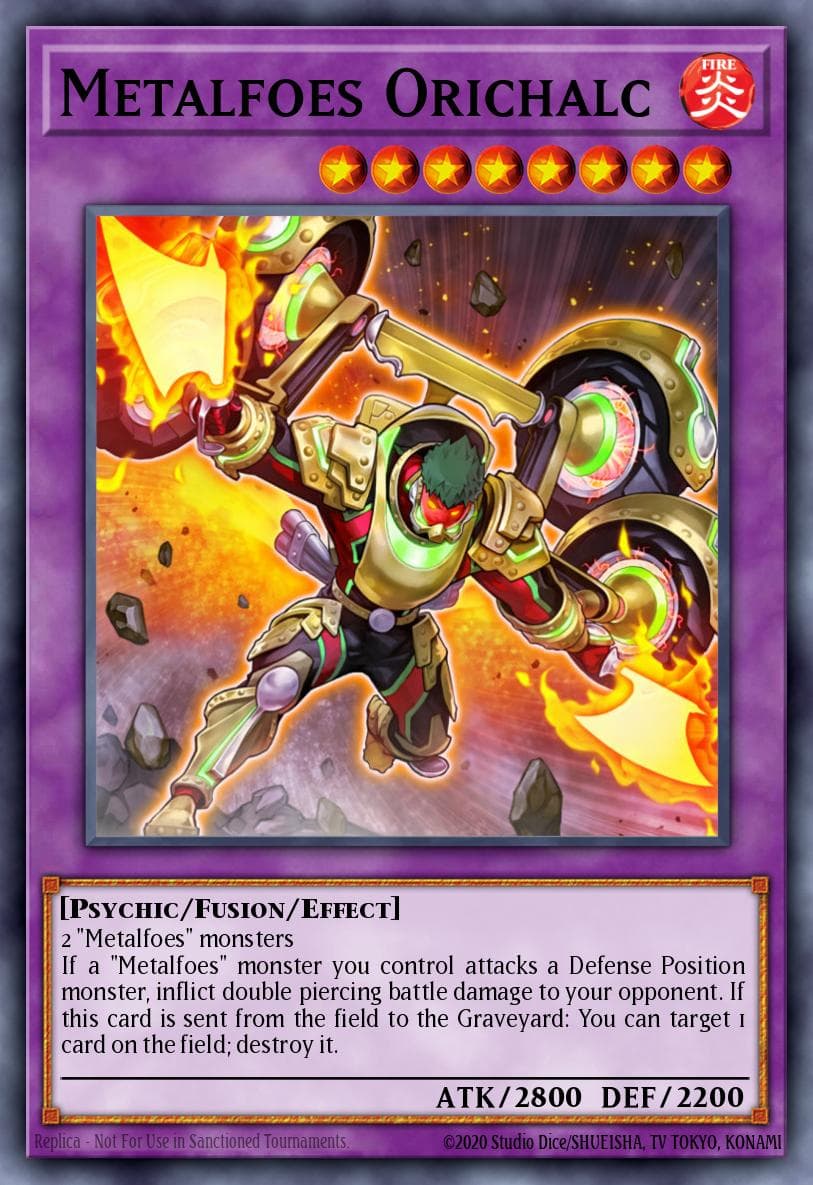 Metalfoes Orichalc Ghosts From the Past card