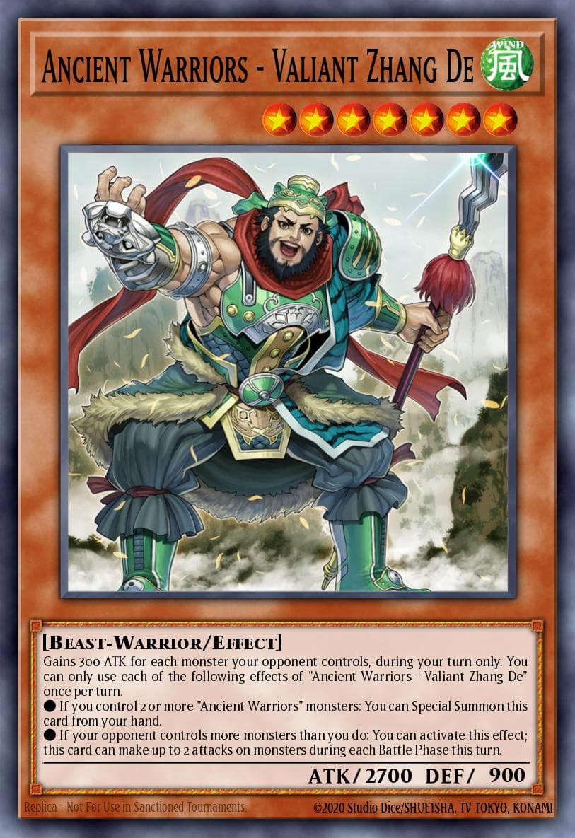 Ancient Warriors - Valiant Zhang De Ignition Assault Special Edition card