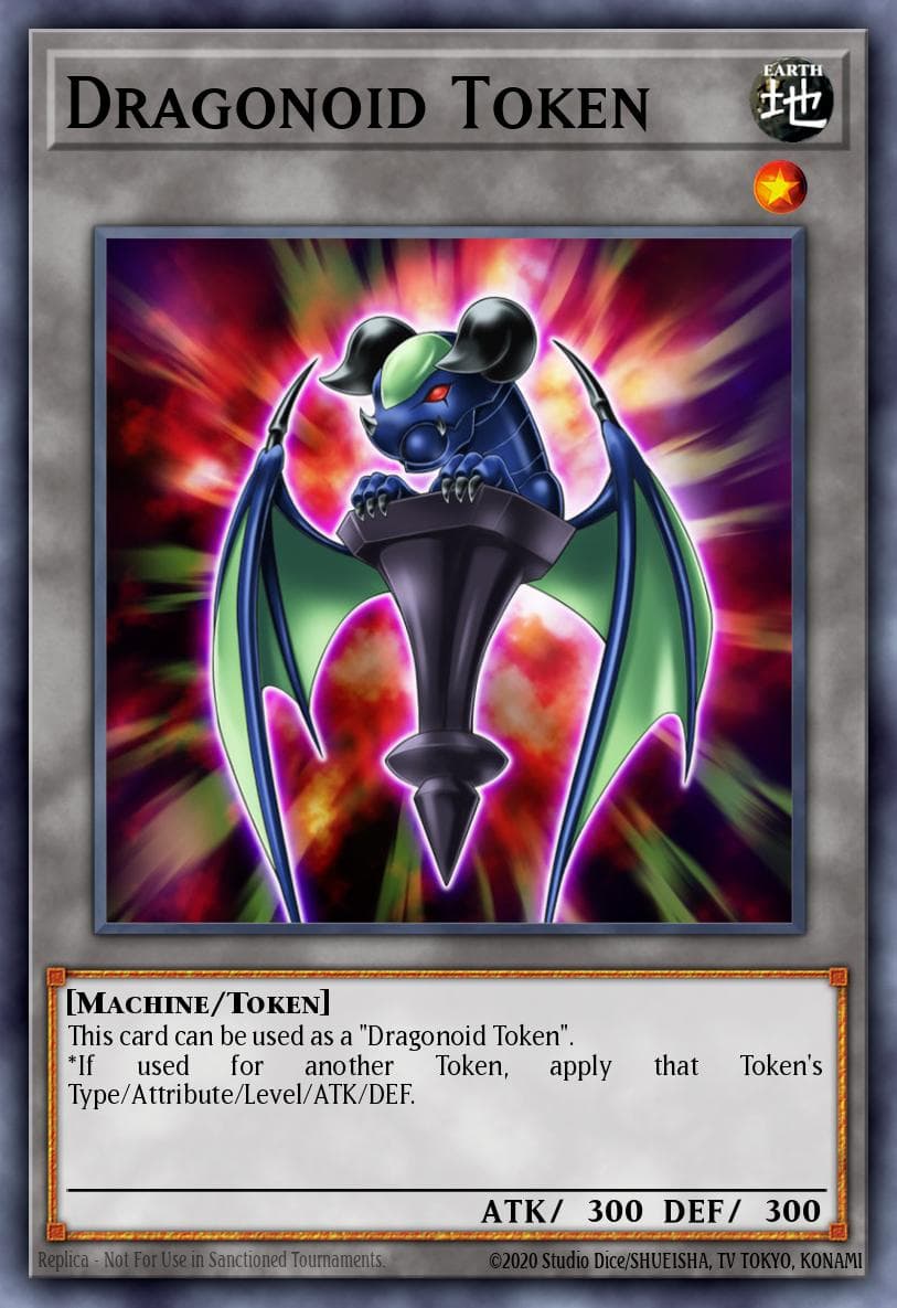 Dragonoid Token 遊戲王 card