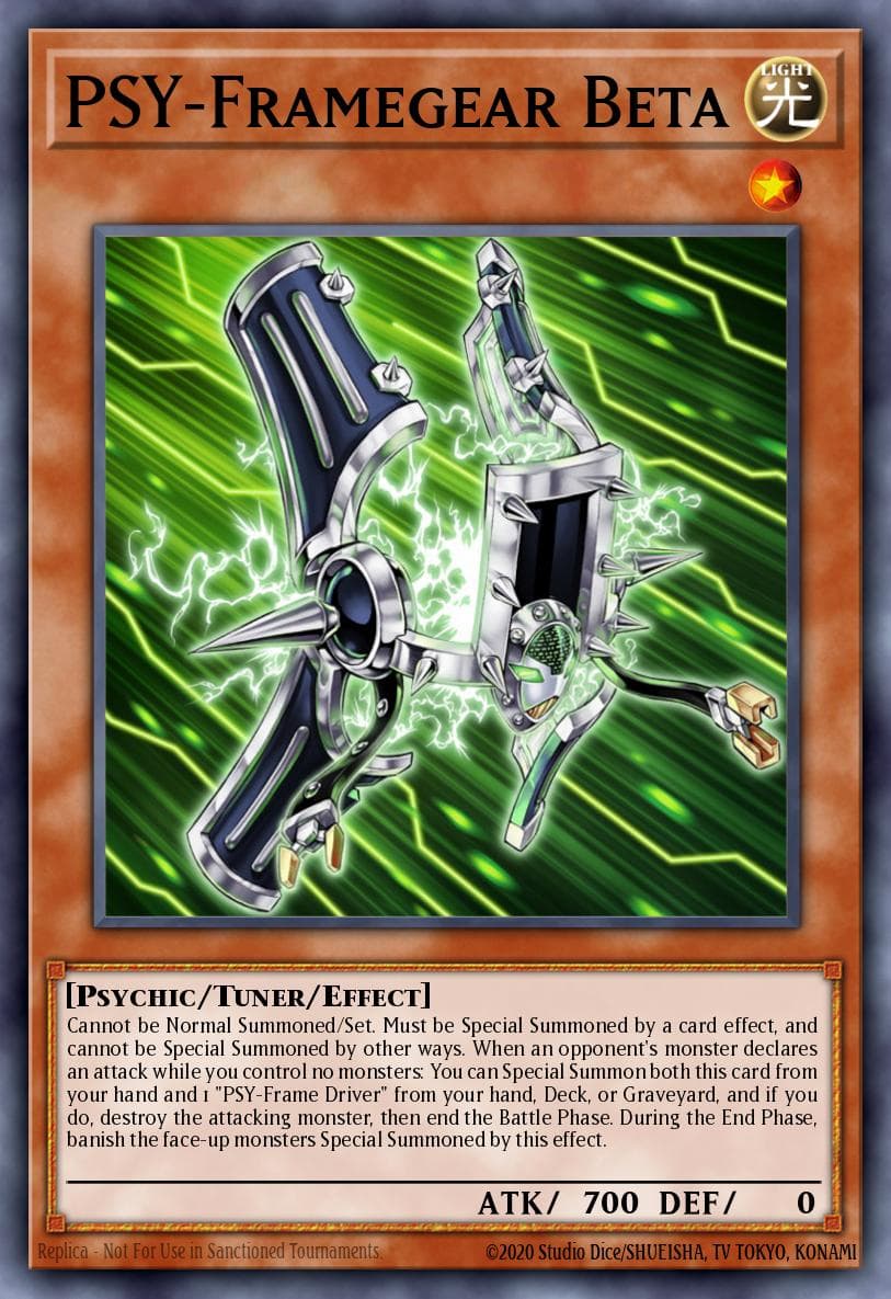 PSY-Framegear Beta High-Speed Riders card