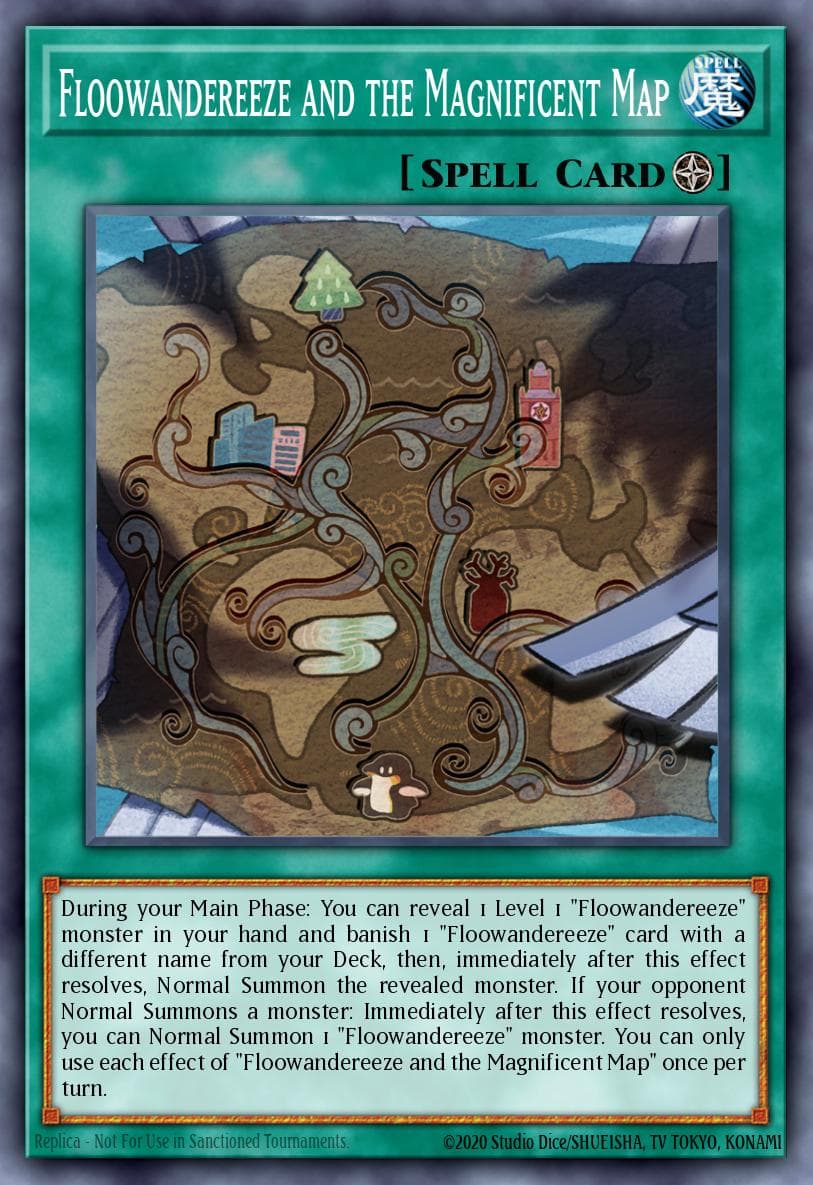 Floowandereeze and the Magnificent Map Burst of Destiny card