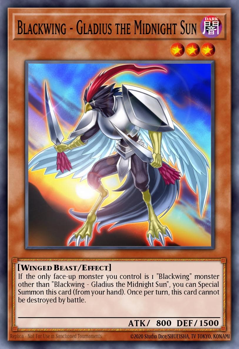 Blackwing - Gladius the Midnight Sun Cosmo Blazer: Special Edition card