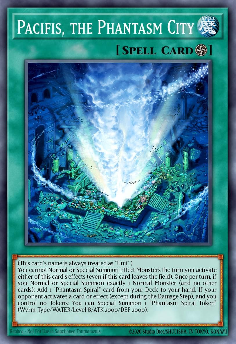 Pacifis, the Phantasm City Maximum Crisis: Special Edition card