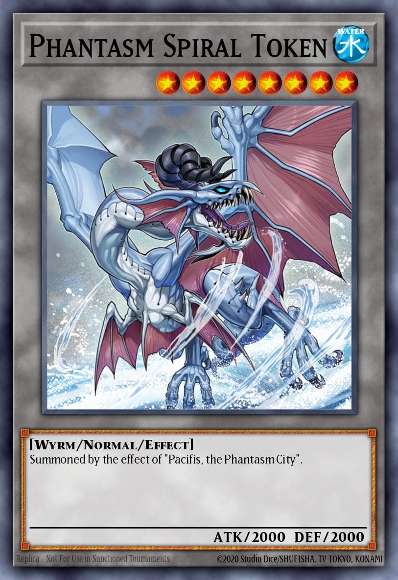 Phantasm Spiral Token 遊戲王 card